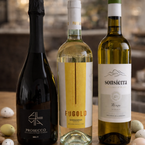 Paasbrunch wijnpakket met Prosecco, Garganega en Rioja Blanco