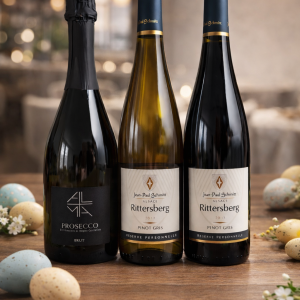 Paasdiner wijnpakket met Prosecco, Pinot Gris en Pinot Noir van Jean Paul Schmitt