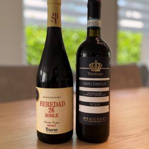 BBQ Wijnpakket Rood met Nero d'Avola van Menicucci en Heredad 26 Mencía Roble